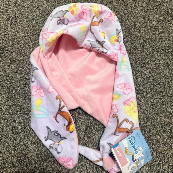 Accessories - Disney Babies Lady and the Tramp pink winter hat